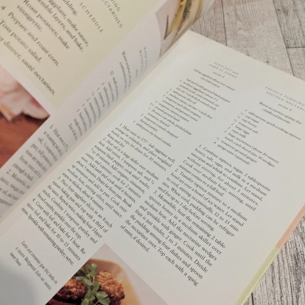 Martha Stewart Living Cookbook - White and Brown Cover